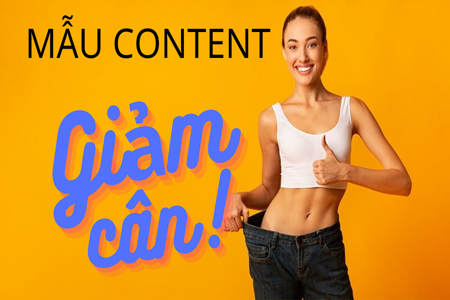 mẫu content giảm cân hiệu quả
