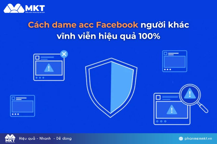 Cách dame acc Facebook trên điện thoại