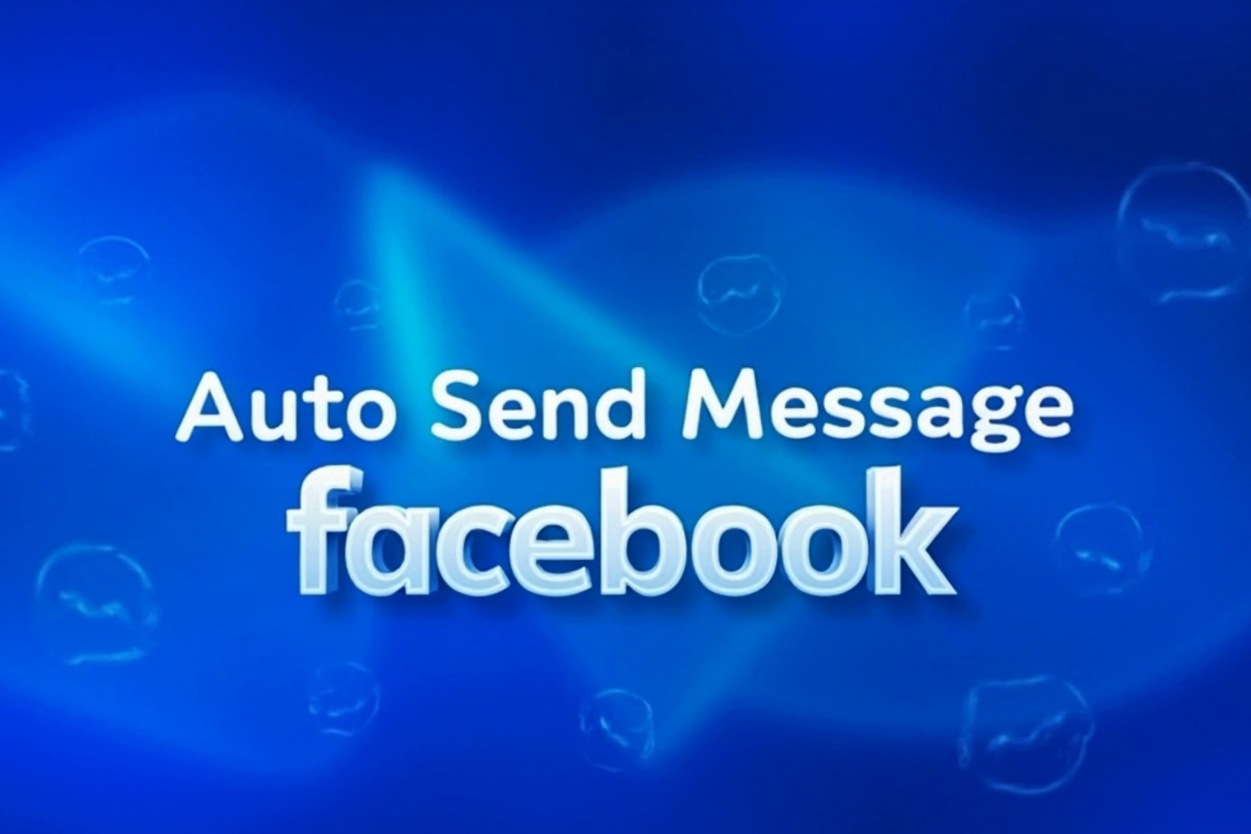 auto send message facebook
