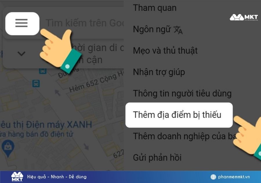 cách tạo địa điểm trên Google Maps