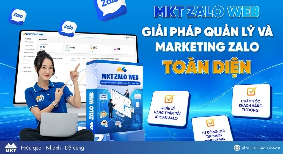 Phần mềm Marketing Zalo tự động