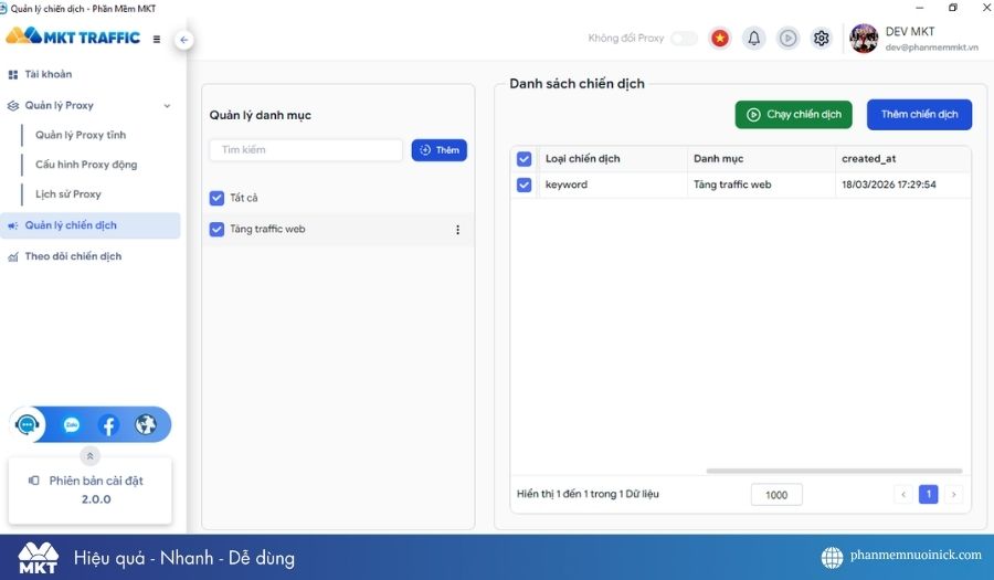 Tool tăng traffic website