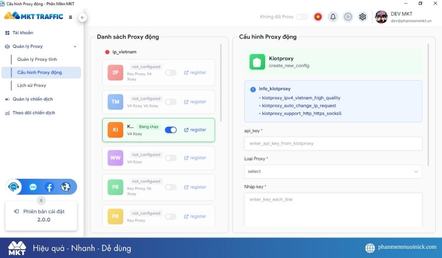 Tool tăng traffic website