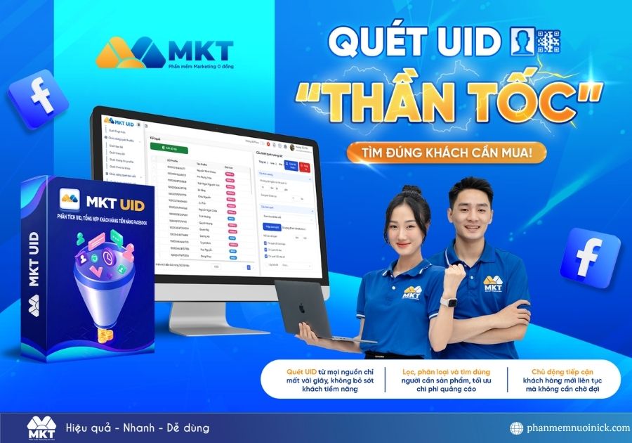 Phần mềm quét UID Facebook