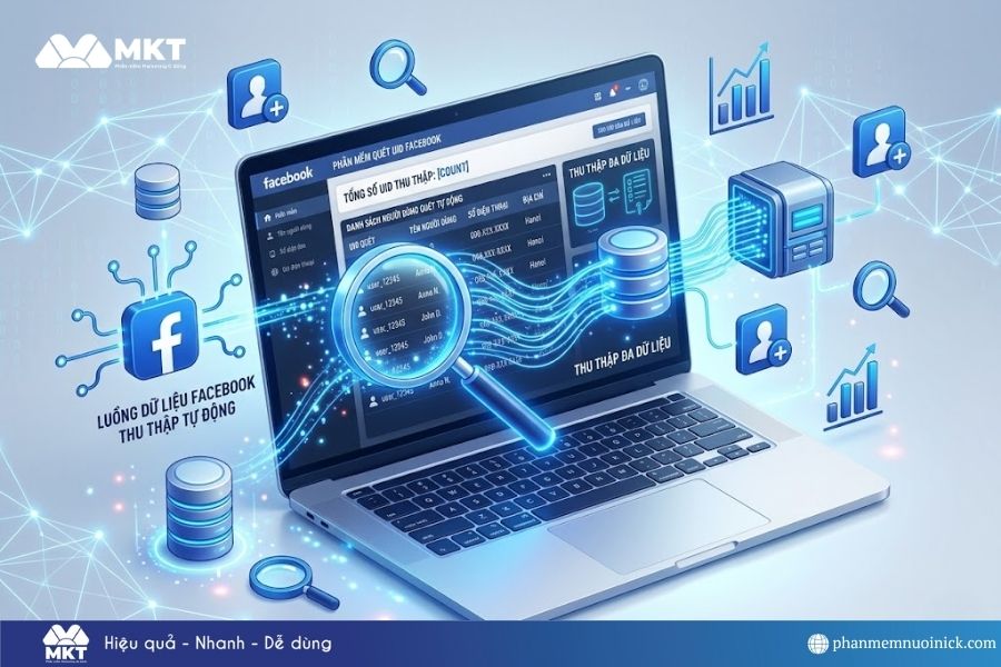 Phần mềm quét UID Facebook