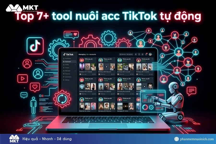 Tool nuôi acc TikTok