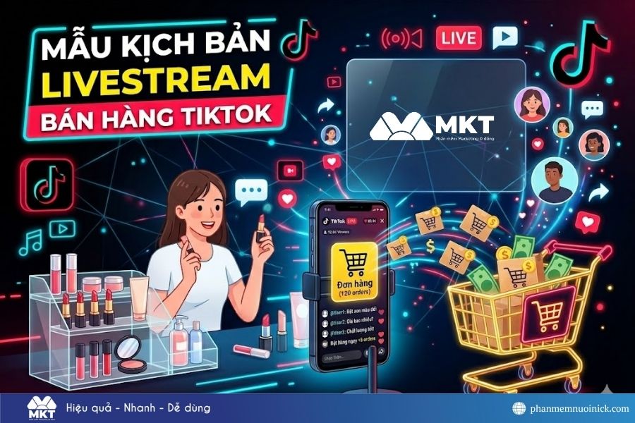 Mẫu kịch bản livetream bán hàng