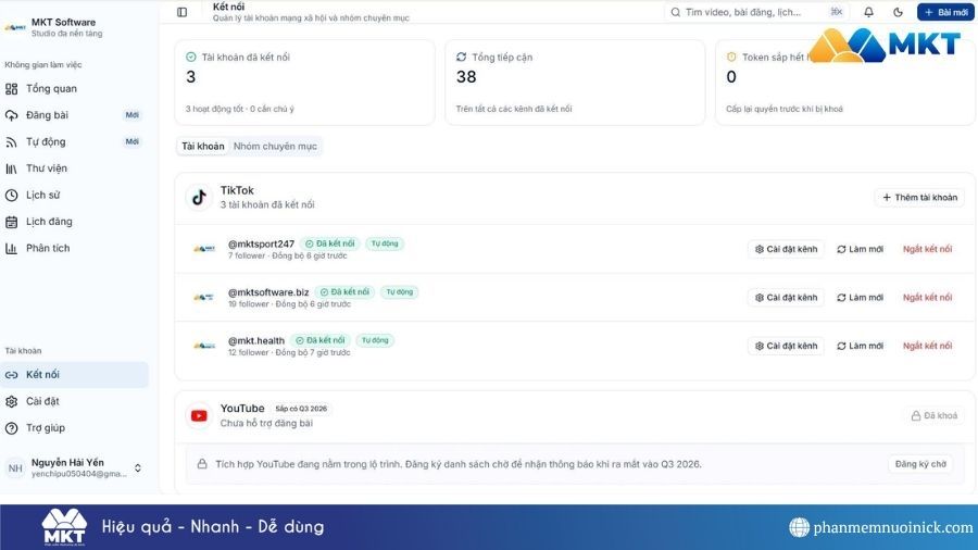 Đăng TikTok tự động
