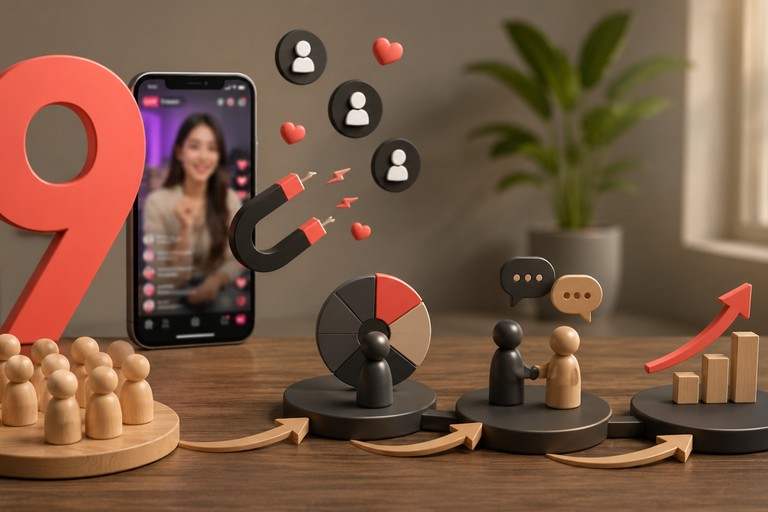 9 chiến lược seeding live tiktok 3 giai đoạn phần mềm MKT TikPro